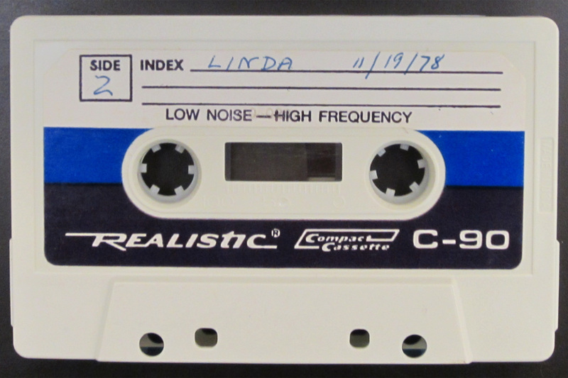 Linda, November 19, 1978 (Tape 1)