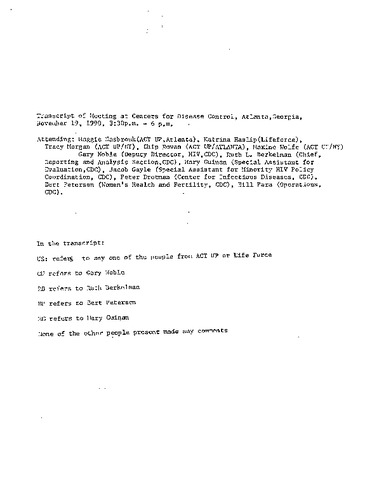Transcript of Meeting at Center for Disease Control, Atalanta, Georgia, Nov 19, 1990.pdf