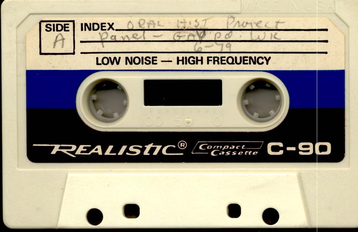 photo of tape recording