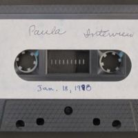 Paula, January 18, 1990 (Tape 1)