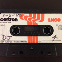 DJ, January 6, 1980 (Tape 3)